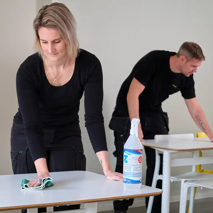 Städning med Z-Water alkaliskt vatten