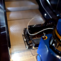 duplex escalator combi gör rent i en rulltrappa