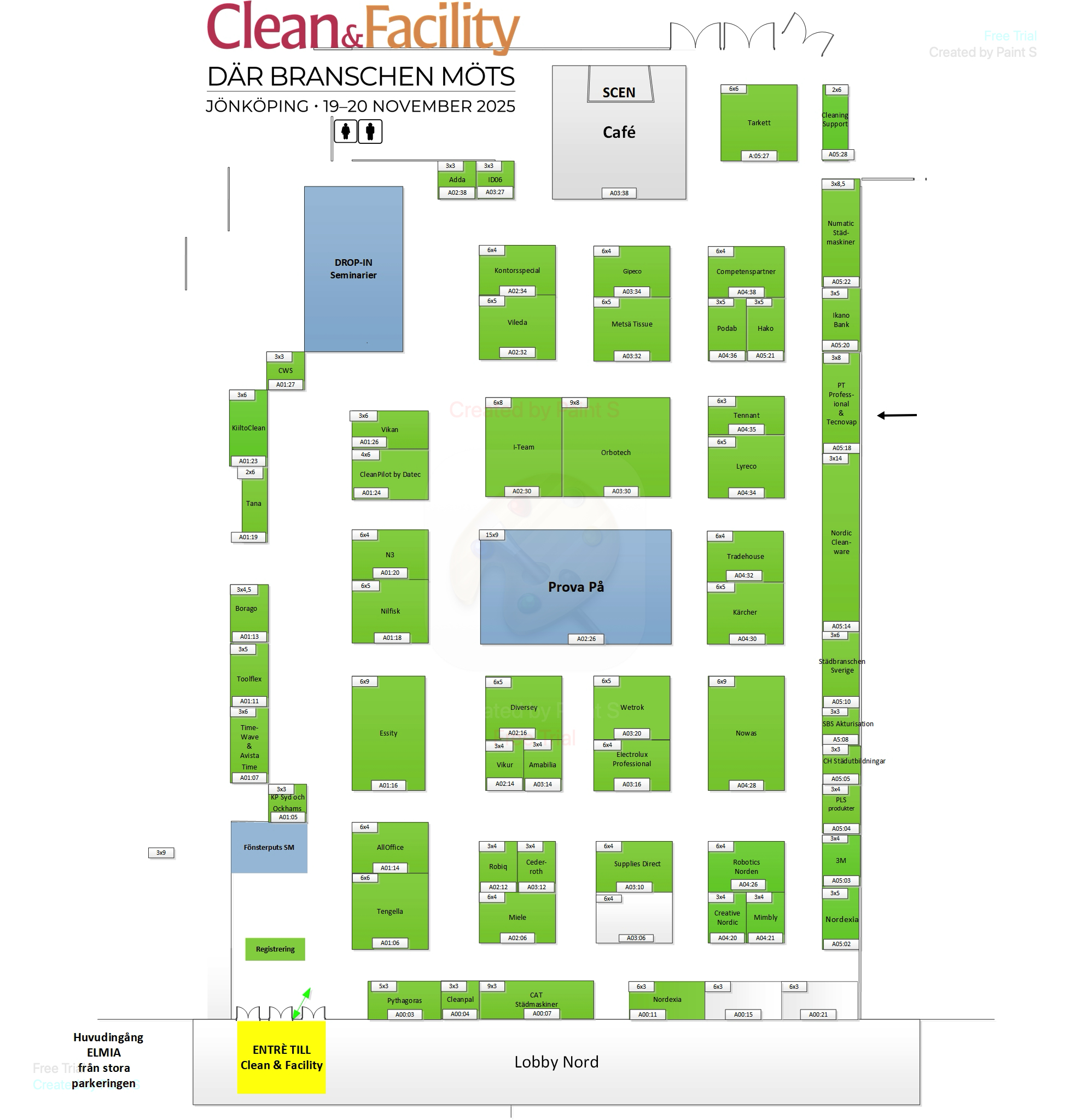 Hallskiss Clean & Facility Mässan Elmia 19-20 november
