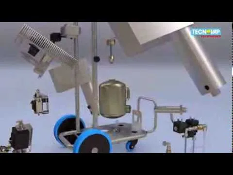 Tekniken inuti en Tecnovap ångtvätt.