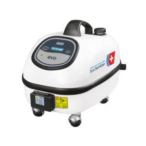 Evo Sanitizer Evo Sanitizer professionell ångtvätt för vård, omsorg och medicinska miljöer.