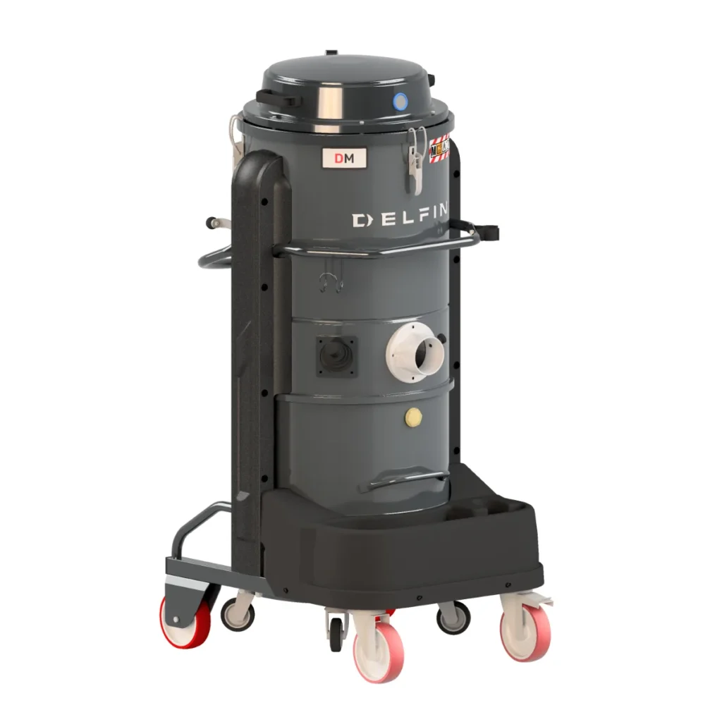 Delfin DM3 AIR HD 25V tryckluftsdriven industridammsugare