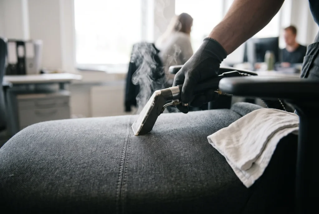 Ångtvätta möbler och textil - steg för steg