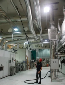 SpaceVac ATEX-rörsystem för höghöjdsstädning